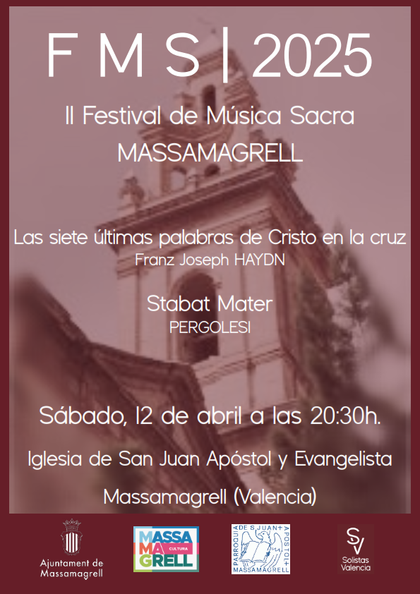 Concierto de Música Sacra en Massamagrell: Haydn y Pergolesi en el II Festival FMS – 12 de abril 2025 1 Masssamagrell FMS II1 001