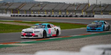 Victoria del valenciano JA Peñalta en el Gran premio de España de la Euronascar 2025 celebrado en Valencia