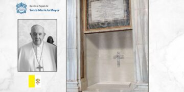 Así es la tumba del Papa Francisco I
