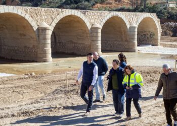 La Diputació de Valéncia aborda la última fase antes de la reapertura del pont de la Fallereta de Turís