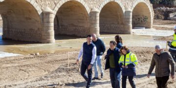 La Diputació de Valéncia aborda la última fase antes de la reapertura del pont de la Fallereta de Turís