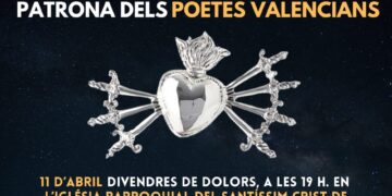 Els poetes valencians celebraran la velada en honor de la seua patrona, la Mare de Deu dels Dolors