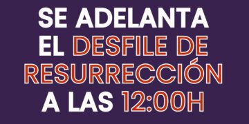 La Semana Santa Marinera adelante el Desfile de Resurrección por las previsiones meteorológicas
