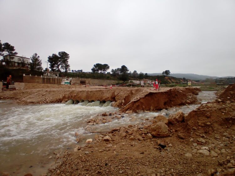 La Diputació de Valéncia aborda la última fase antes de la reapertura del pont de la Fallereta de Turís