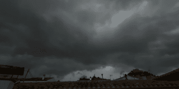 La borrasca Nuria deja mayores precipitaciones de lo esperado en Valencia