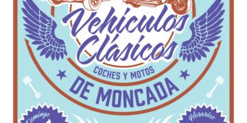 Moncada acoge la VI Concentración de Vehículos Clásicos con más de 400 participantes