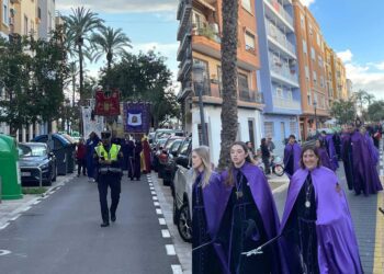 Con la retreta de los colectivos de la Iglesia del Rosario comienza la Semana Santa Marinera