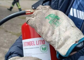 EXTINGEL, el apagafuegos español para baterías de coches eléctricos