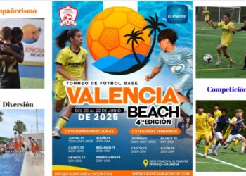 Llega la 4ª edición del torneo «Valéncia Beach Cup 2025» de fútbol base