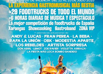 Gastro League 2025: música en vivo y foodtrucks del mundo en Valencia