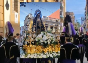 Los granaderos del Cabañal preparan el Vía Crucis 2025 con la Virgen de los Dolores como protagonista