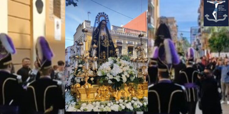 Los granaderos del Cabañal preparan el Vía Crucis 2025 con la Virgen de los Dolores como protagonista 1 Los granaderos del Cabañal preparan el Vía Crucis 2025 con la Virgen de los Dolores como protagonista