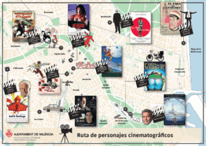 La "Ruta de Personajes Literarios y Cinematográficos" de la ciudad