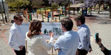 Nueva zona de juegos infantiles junto al Gulliver cuya obra pagará la empresa PAVASAL