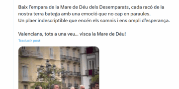 El tuit del Conseller Martinez Mus en perfecto catalán sobre la Virgen de «Desemparats»