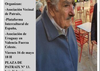 Homenaje a Pepe Mújica en Patraix este viernes