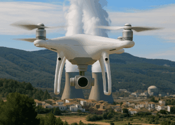 Denunciado un hombre por sobrevolar con un dron la Central Nuclear de Cofrentes sin autorización