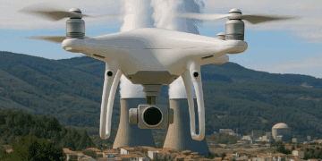 Denunciado un hombre por sobrevolar con un dron la Central Nuclear de Cofrentes sin autorización