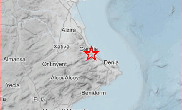 Terremoto en l'Alquería de la Comtessa de 2.2 grados 1 Terremoto en l'Alquería de la Comtessa de 2.2 grados