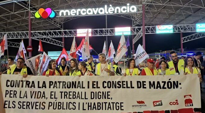 Huelga general en la Comunitat Valenciana convocada por CNT, CGT, Intersindical y COS 1 Huelga general en la Comunitat Valenciana convocada por CNT, CGT, Intersindical y COS