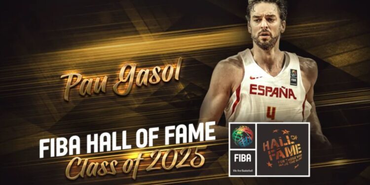 Pau Gasol ya pertenece al Hall of Fame de la FIBA