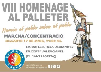 Homenaje al héroe valenciano Vicent Doménech "El Palleter" que declaró la guerra a los franceses este sábado por Valentia Forum 1 Homenaje al héroe valenciano Vicent Doménech "El Palleter" que declaró la guerra a los franceses este sábado por Valentia Forum