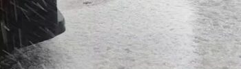 Las precipitaciones dejan una impresionante tormenta con pedrisco con 37 litros en 20 minutos en l'Olleria