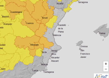 Alerta naranja por fuertes tormentas esta tarde en el interior de Valencia 5 Alerta naranja por fuertes tormentas esta tarde en el interior de Valencia