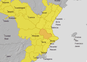 AEMET establece avisos por fuertes tormentas la tarde del 8 de mayo que pueden ir acompañadas de granizo