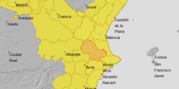 AEMET establece avisos por fuertes tormentas la tarde del 8 de mayo que pueden ir acompañadas de granizo