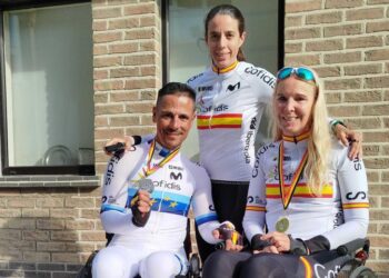 España brilla con dos medallas en la primera jornada de la Copa del Mundo de Ostende de ciclismo adaptado