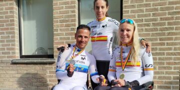 España brilla con dos medallas en la primera jornada de la Copa del Mundo de Ostende de ciclismo adaptado