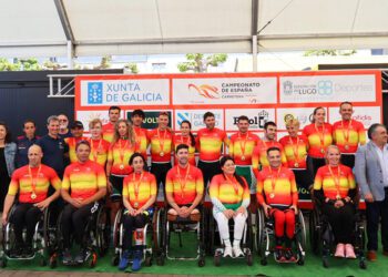 Friol corona a los nuevos campeones de España de contrarreloj en ciclismo paralímpico