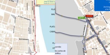 Calles cortadas este fin de semana en Valencia por carreras y por mascletà