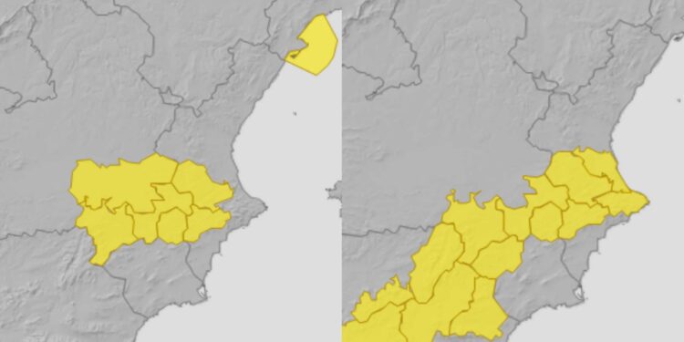 Nuevos avisos amarillos para jueves y el viernes por lluvias y tormentas