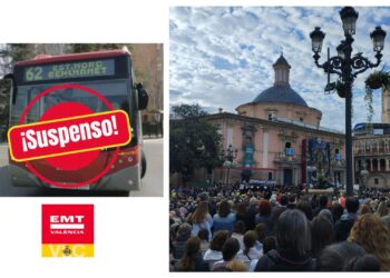 El refuerzo prometido por EMT Valéncia no está hoy a la altura