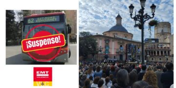 El refuerzo prometido por EMT Valéncia no está hoy a la altura