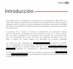 Generalitat Valenciana: suspenso en transparencia