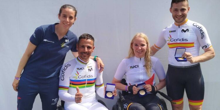 El ciclismo paralímpico español suma tres nuevas medallas en la Copa del Mundo de Ostende