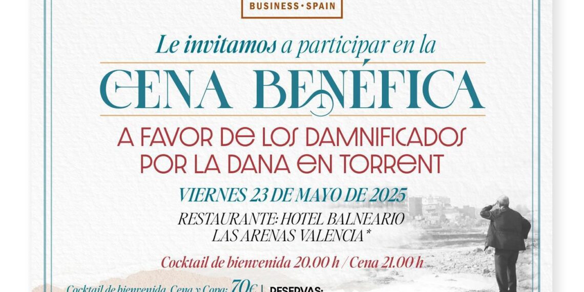 El Wire Business Club Spain celebrará una cena solidaria para recaudar fondos para los damnificados de la #DANA en Torrent 1 El Wire Business Club Spain celebrará una cena solidaria para recaudar fondos para los damnificados de la #DANA en Torrent