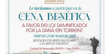 El Wire Business Club Spain celebrará una cena solidaria para recaudar fondos para los damnificados de la #DANA en Torrent