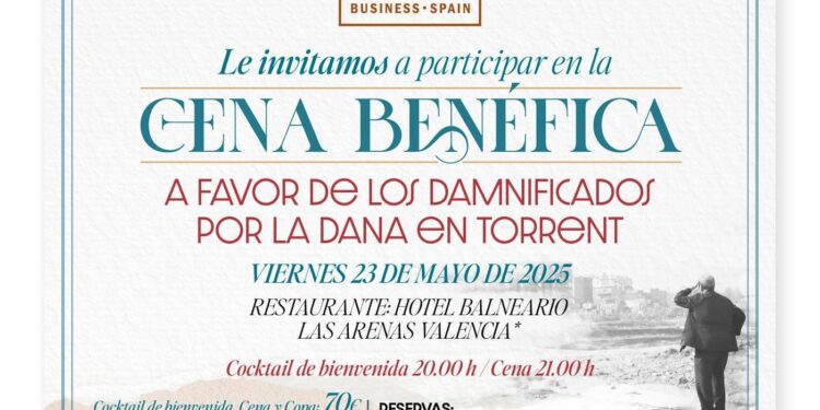 El Wire Business Club Spain celebrará una cena solidaria para recaudar fondos para los damnificados de la #DANA en Torrent 1 El Wire Business Club Spain celebrará una cena solidaria para recaudar fondos para los damnificados de la #DANA en Torrent