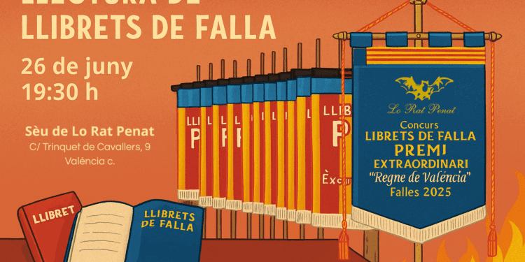 Lo Rat Penat celebrarà l'acte de Llectura de Llibrets de Falla premiats en la presència de la Regina dels Jocs Florals i de la Fallera Major de Valéncia 1 Lo Rat Penat celebrarà l'acte de Llectura de Llibrets de Falla premiats en la presència de la Regina dels Jocs Florals i de la Fallera Major de Valéncia