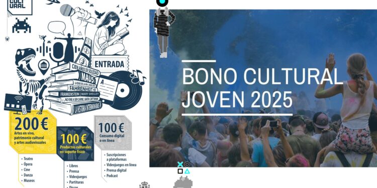 Abierto el plazo para solicitar los 400 euros del Bono Cultural Joven 2025