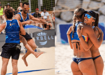 Pérez/Matos y Carro/González ganan la final de la Copa del Rey y de la Reina Iberdrola de Vóley Playa