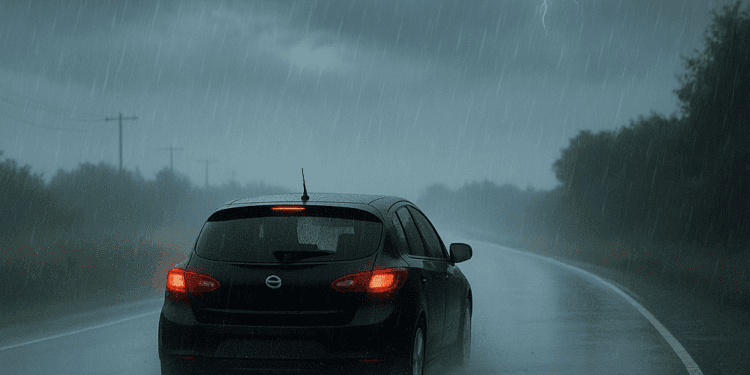 Tormentas fuertes recorren el interior de Valencia de norte a sur con riesgo de granizo y aparato eléctrico