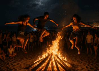 Valencia celebra la Noche de San Juan 2025: rituales ancestrales, fuego y deseos junto al Mediterráneo