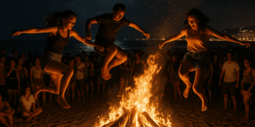 Valencia celebra la Noche de San Juan 2025: rituales ancestrales, fuego y deseos junto al Mediterráneo