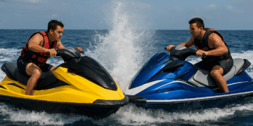 Dos jóvenes heridos tras chocar dos motos de agua en la playa de Nules