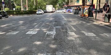 Valencia reasfaltará la Gran Vía marqués del Turia con material fonoabsorvente